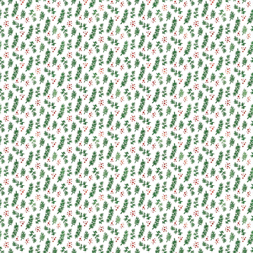 Mistletoe Pattern Acrylic Sheet - CMB Pattern Acrylic